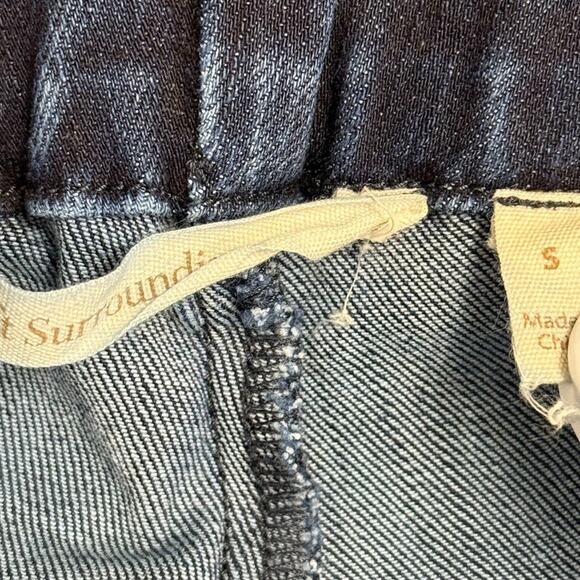 Soft Surroundings Pull On Dark Wash Jeggings Tapered Leg Jeans Elastic Waist S - Picture 16 of 16